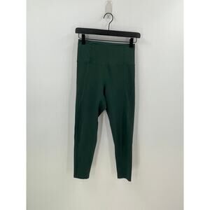 Girlfriend Collective Dark Green High Rise Leggings Size Small